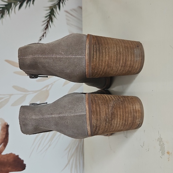 Jeffrey Campbell Kamet 2 Taupe Suede Ankle Booties, Sz 8, Boho, Scandi, Leather - Picture 3 of 11